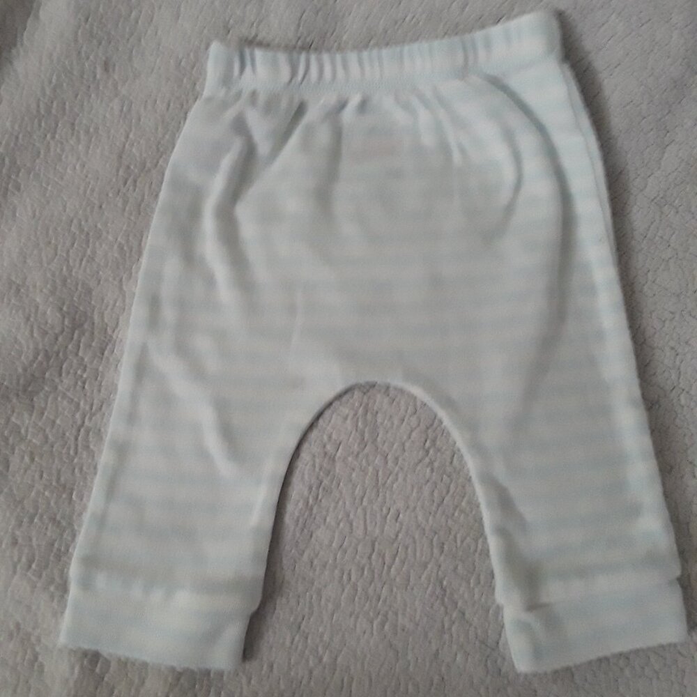 Disney White Striped Kids Sweatpants